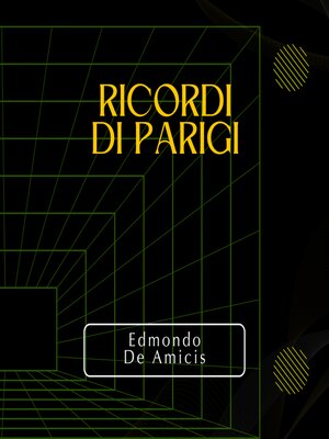 cover image of Ricordi di Parigi